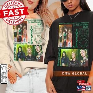 Everglow Kpop Shirt All My Girls Album Slay T-Shirt
